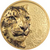 Gold Snow Leopard 1 oz PP - High Relief 2024