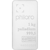 Palladiumbarren 1000 g geprägt - philoro